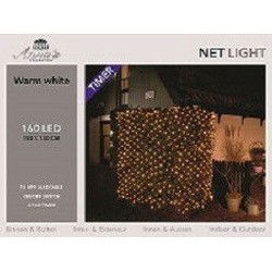 Netverlichting 180 lampjes warm wit Net Light
