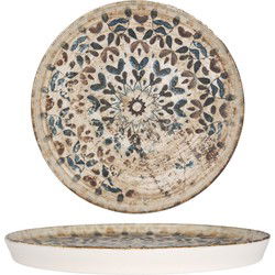 Rinart Dessertbord - Aztec - Porselein - 20 cm - set van 6