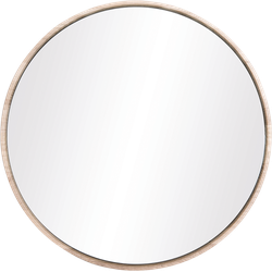 Look mirror - wandspiegel whitewash - Ø 22 cm