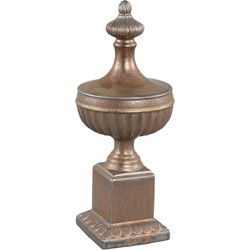 PTMD Deco Object Kristifor - 20x20x51 cm - Keramiek - Brons