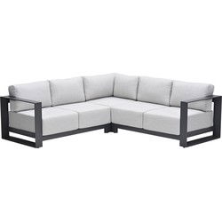Levanto hoekset - 3-delig - carbon black - valley sand