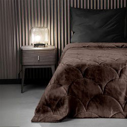 Flanel Velvet Easy Dekbed - Bruin - 240x200 cm