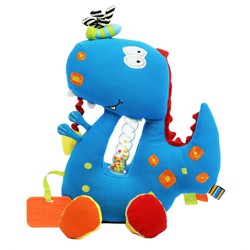 Dolce Dolce Toys speelgoed Classic activiteitenknuffel dinosaurus Diego - 27 cm