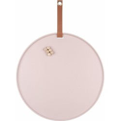 Rond magneetbord roze Present Time