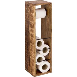 Pippa Design Toiletrolhouder - staand - hout - zonder boren