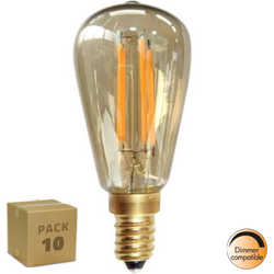 10 pack Highlight – Kristalglas Filament lamp – Smoke - Dimbaar