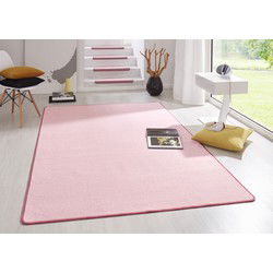 Uni Laagpolig Effen Vloerkleed - Fancy - Roze - 200x280 cm