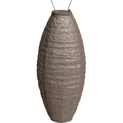 Long Oval dia. 20 cm Folia licht taupe lampion