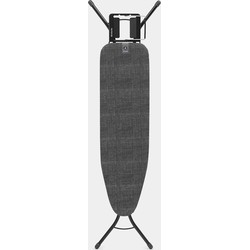 Strijkplank A, 110x30 cm, strijkerhouder - Denim Black