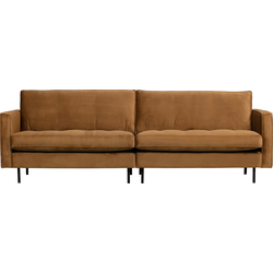 BePureHome Rodeo Classic 3-Zitsbank - Velvet - Honinggeel - 83x275x88