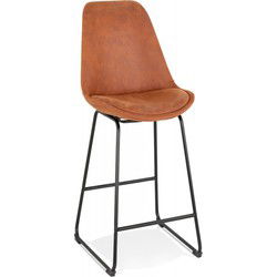 BIKI halfhoge snackkruk 48x55x109 cm Bruin