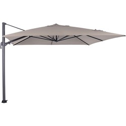 Garden Impressions Hawaii Zweefparasol Big Pole 350x350cm zand