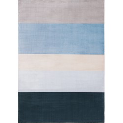 Safavieh Art Deco Geweven Binnen Vloerkleed, Orwell Collectie, ORW394, in Blauw & Grijs, 122 X 183 cm