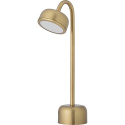 Bloomingville Draagbare lamp Niko goud 35cm