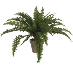 Mica Decorations Varen Kunstplant in Bloempot Stan - H40 x Ø70 cm - Groen