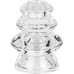 Clayre & Eef Kandelaar Transparant Glas
