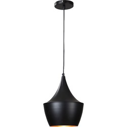 QUVIO Hanglamp rond zwart - QUV5070L-BLACK