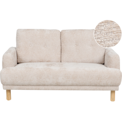 Beliani TUVE - Tweezitsbank-Beige-Bouclé