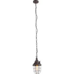 Industriële Hanglamp Ebbe Bruin