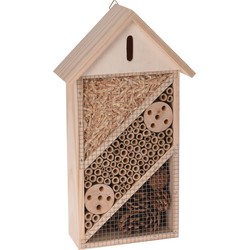 Insectenhotel - hout - 36 x 20 x 9 cm - Insectenhotel