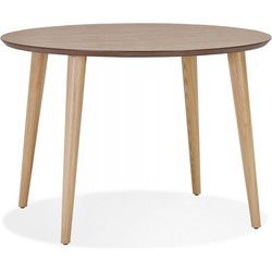 ORTENSIA uitschuifbare ronde eettafel 120-220x120x75 cm