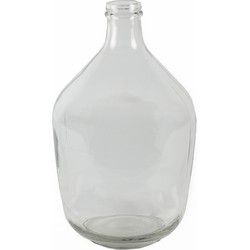 Countryfield vaas - helder transparant - glas - XL fles - D23 x H38 cm - Vazen