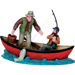 Weihnachtsfigur Canoe catch - LEMAX
