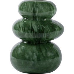PTMD Rivo Ronde Vaas - H19 x Ø14,5 cm - Glas - Groen
