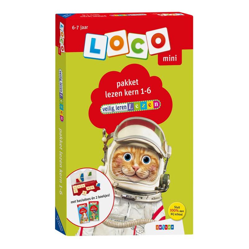 Loco Loco mini Veilig leren lezen pakket kern 1-6 - 