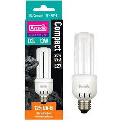 Arcadia Aquadistri d3 compact lamp mini 12% uvb 13 watt