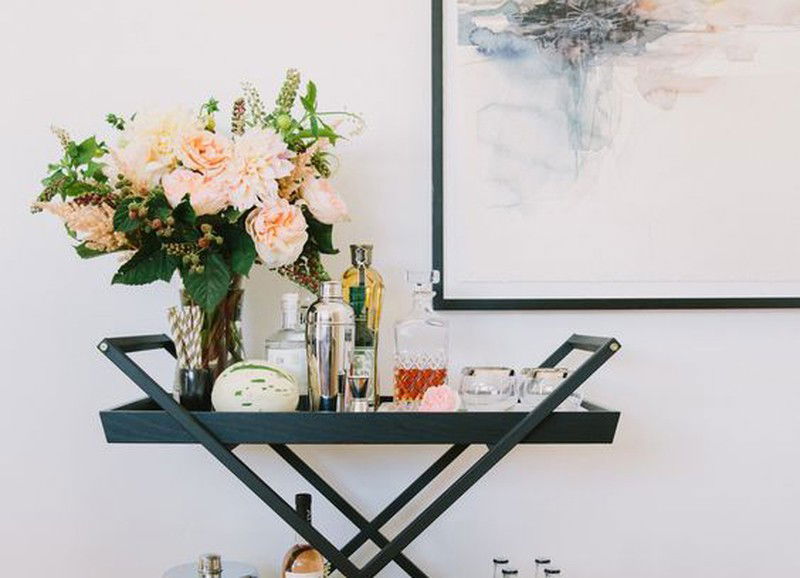 Op de wishlist: de bar cart