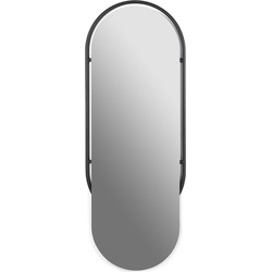 Spinder Design spiegel Orbis Oval 160 - Zwart