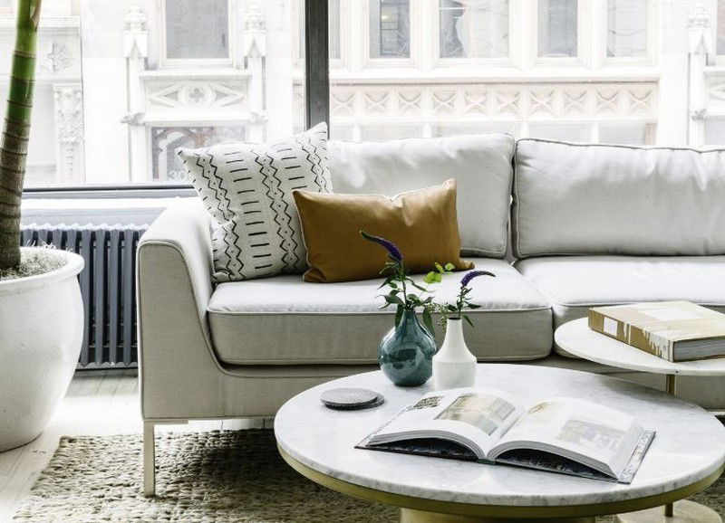 Before & after: kantoor in New York