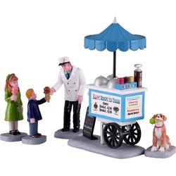 Happy scoops ice cream cart, set of 5