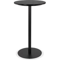 Ronde hoge tafel CORY zwart