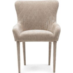 Riviera Maison Corvara Dining Armchair, montmartre weave, natural linen