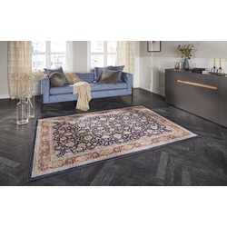 Elle Decoration - Vintage vloerkleed - Maschad - Klassiek - Blauw / Navy - 200 X 290 CM