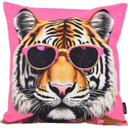 Funky Tiger | 45 x 45 cm | Kussenhoes | Katoen/Polyester