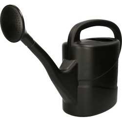 Gieter - zwart - kunststof - zwarte broeskop - 10 liter - 50 cm - Gieters