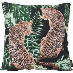 Sierkussen Leopard Twins | 45 x 45 cm | Katoen/Polyester