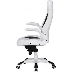 Pippa Design bureaustoel hoogglans - wit kunstleer