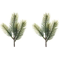 Decoris dennentakjes - groen - 23 cm - kerstversiering - Decoratieve tak kerst