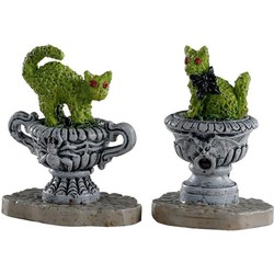 Haunted topiary, set of 2