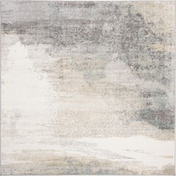 Safavieh Abstract Indoor Woven Area Rug, Jasper Collection, JSP114, in Grey & Gold, 201 X 201 cm