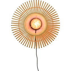 Wandlamp Bromo - Bamboe - Ø40cm