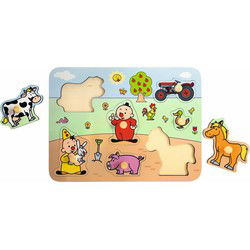 Bumba Houten Puzzel Boerderij 7 Stukjes