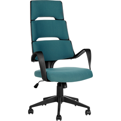 GRANDIOSE - Bureaustoel - Blauwgroen - Polyester