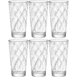 Bormioli Rocco longdrinkglazen - 6x stuks - transparant - 370 ml - Longdrinkglazen