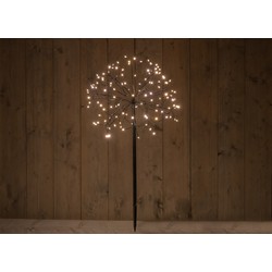 FIREWORK 120L/45CM LED WARMWIT (10 WARM WIT FLASH) OP 70CM STEKER 5M AANLOOPSNOER IP44 TRAFO