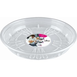 Elho Uni-schotel rond 18cm transparant - elho